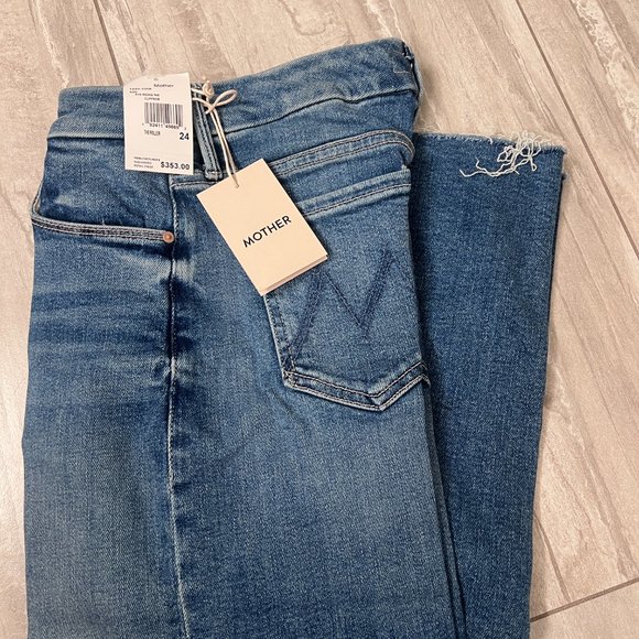 MOTHER- The Hustler Roller Heel Fray in Perfect Drug wash- BRAND NEW WITH TAGS - Picture 4 of 7